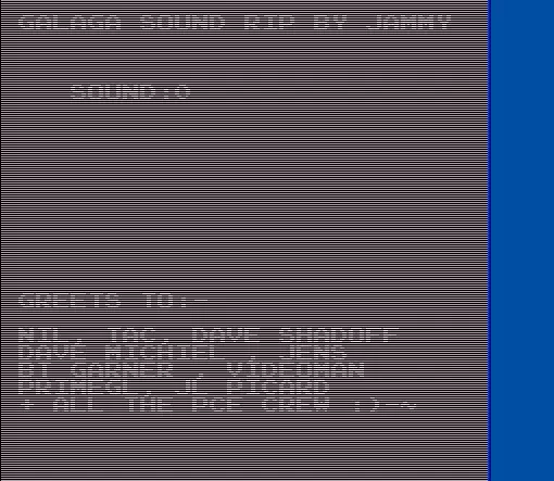 jeu Galaga Sound Rips V2